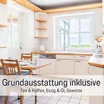 Apartament Huus Binnensee - Erdgeschoss-wohnung Mit Garten & Seeblick - Wintergarten & Terrasse - Hundefreundlich - Ruhige Lage - Suedstrand 5 Min Mit Rad *