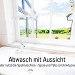 Huus Binnensee - Erdgeschoss-wohnung Mit Garten & Seeblick - Wintergarten & Terrasse - Hundefreundlich - Ruhige Lage - Suedstrand 5 Min Mit Rad Apartament *