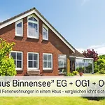 Huus Binnensee - Erdgeschoss-wohnung Mit Garten & Seeblick - Wintergarten & Terrasse - Hundefreundlich - Ruhige Lage - Suedstrand 5 Min Mit Rad Apartament