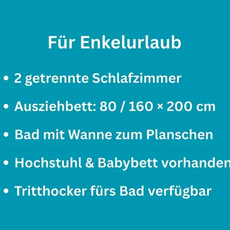 公寓 Huus Binnensee - Erdgeschoss-wohnung Mit Garten & Seeblick - Wintergarten & Terrasse - Hundefreundlich - Ruhige Lage - Suedstrand 5 Min Mit Rad *