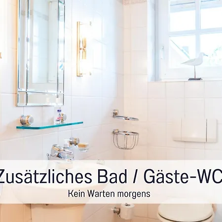 Huus Binnensee - Erdgeschoss-wohnung Mit Garten & Seeblick - Wintergarten & Terrasse - Hundefreundlich - Ruhige Lage - Suedstrand 5 Min Mit Rad Fehmarn