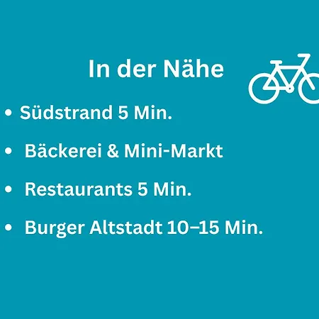 Huus Binnensee - Erdgeschoss-wohnung Mit Garten & Seeblick - Wintergarten & Terrasse - Hundefreundlich - Ruhige Lage - Suedstrand 5 Min Mit Rad 公寓 费马恩