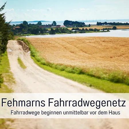 Huus Binnensee - Erdgeschoss-wohnung Mit Garten & Seeblick - Wintergarten & Terrasse - Hundefreundlich - Ruhige Lage - Suedstrand 5 Min Mit Rad Фемарн