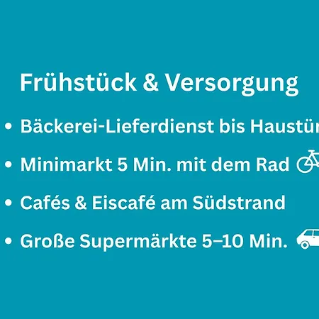Apartment Huus Binnensee - Erdgeschoss-wohnung Mit Garten & Seeblick - Wintergarten & Terrasse - Hundefreundlich - Ruhige Lage - Suedstrand 5 Min Mit Rad