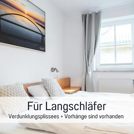 Huus Binnensee - Erdgeschoss-wohnung Mit Garten & Seeblick - Wintergarten & Terrasse - Hundefreundlich - Ruhige Lage - Suedstrand 5 Min Mit Rad 公寓 费马恩