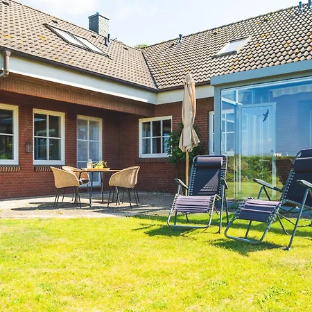 Huus Binnensee - Erdgeschoss-wohnung Mit Garten & Seeblick - Wintergarten & Terrasse - Hundefreundlich - Ruhige Lage - Suedstrand 5 Min Mit Rad 公寓